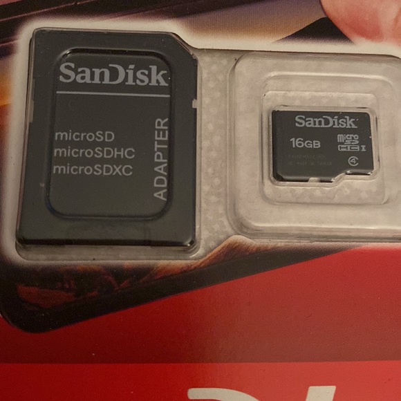 SanDisk microSDHC card with adapter 2 for 1 - Picture 3 of 4